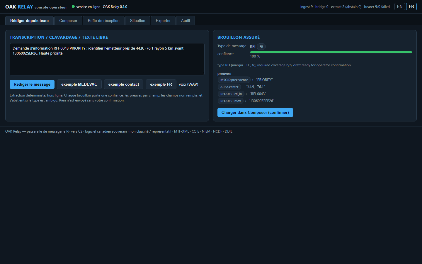 French-language console